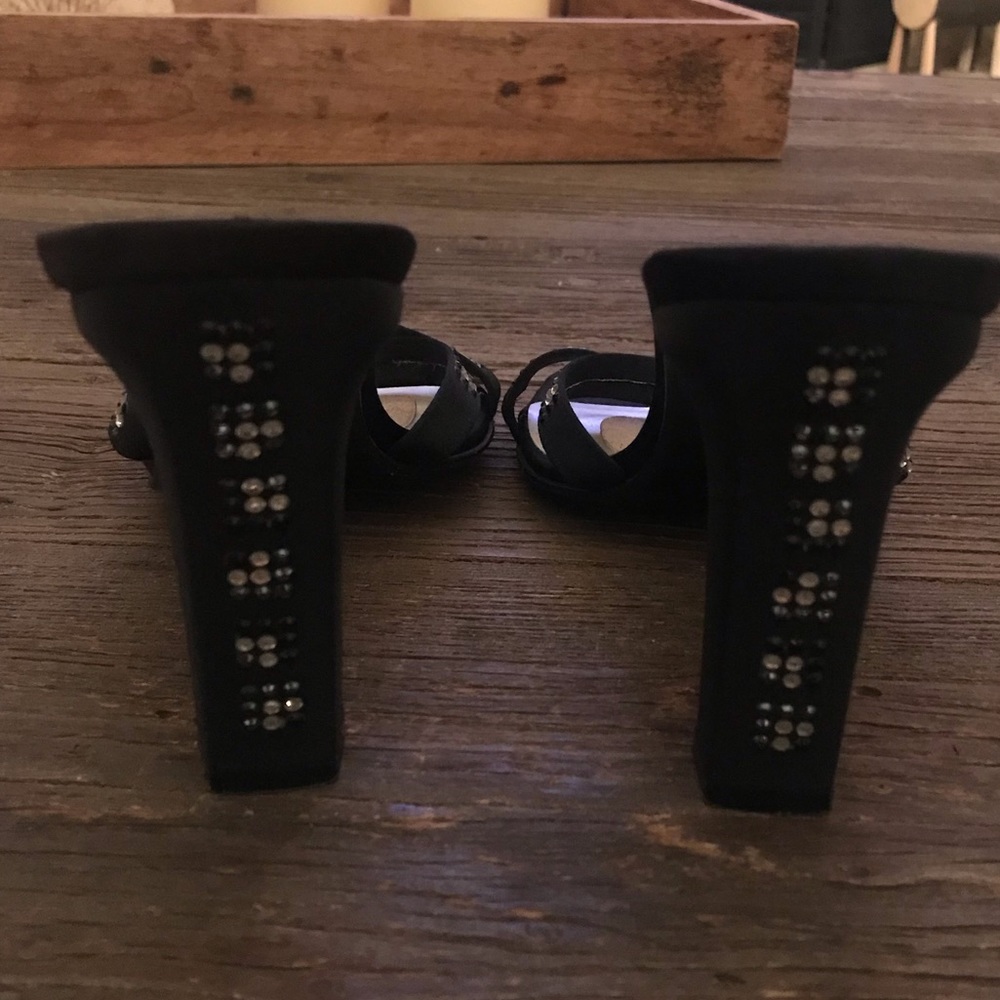 Stuart Weitzman Rhinestone Sandals - Picture 4 of 8